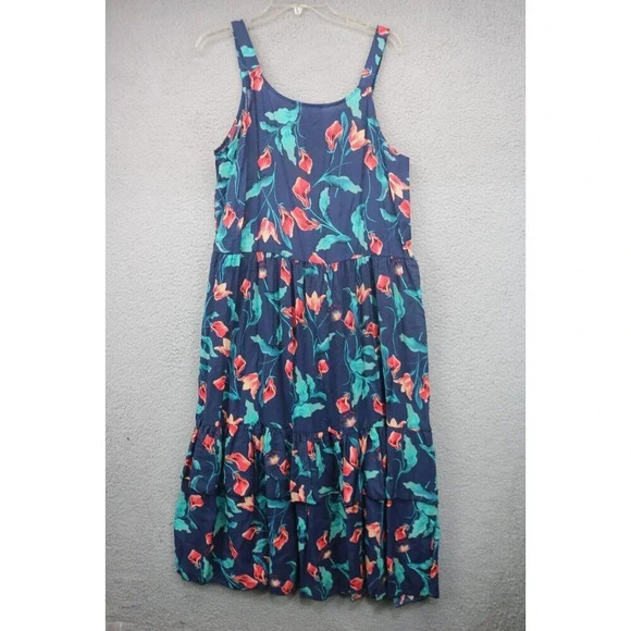 Ces femme Sleeveless Tiered Maxi Dress-Size Large - Picture 6 of 9